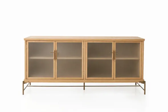 Dowry II kabinet, eg, frosted glass fra Stellar Works