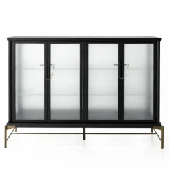Dowry I kabinet, onyx eg, frosted glass fra Stellar Works