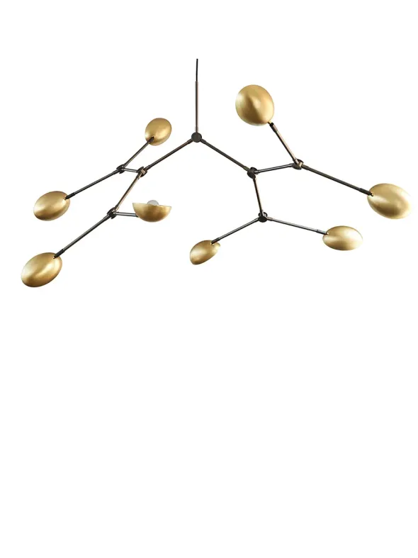 Drop Chandelier, brass fra 101 Copenhagen