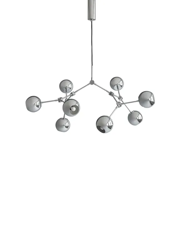 Drop Chandelier Globe, Mini, Chrome fra 101 Copenhagen
