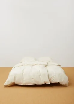 Duvet Set & Pillow Case 140x220, pure ecru fra Aiayu