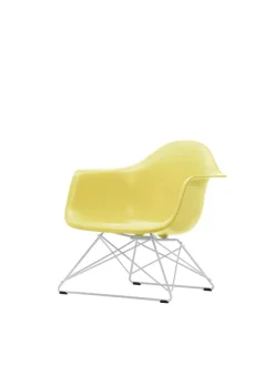 Eames Plastic Armchair LAR, hvidlakeret fra Vitra