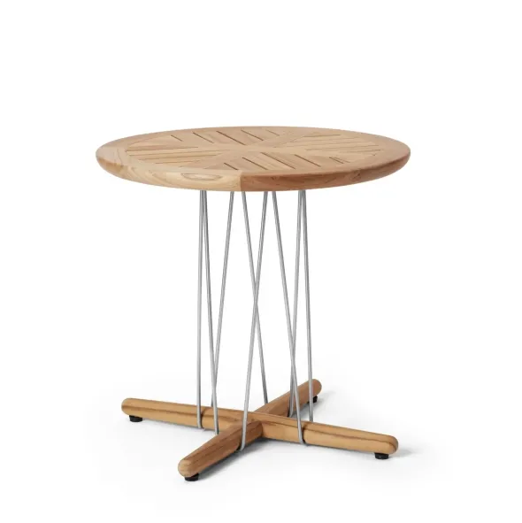 E023 Embrace udendørs sidebord, Ø48 fra Carl Hansen & Søn