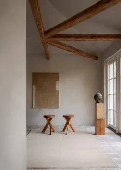 Faded Noren gulvtæppe, Cream fra Linie Design