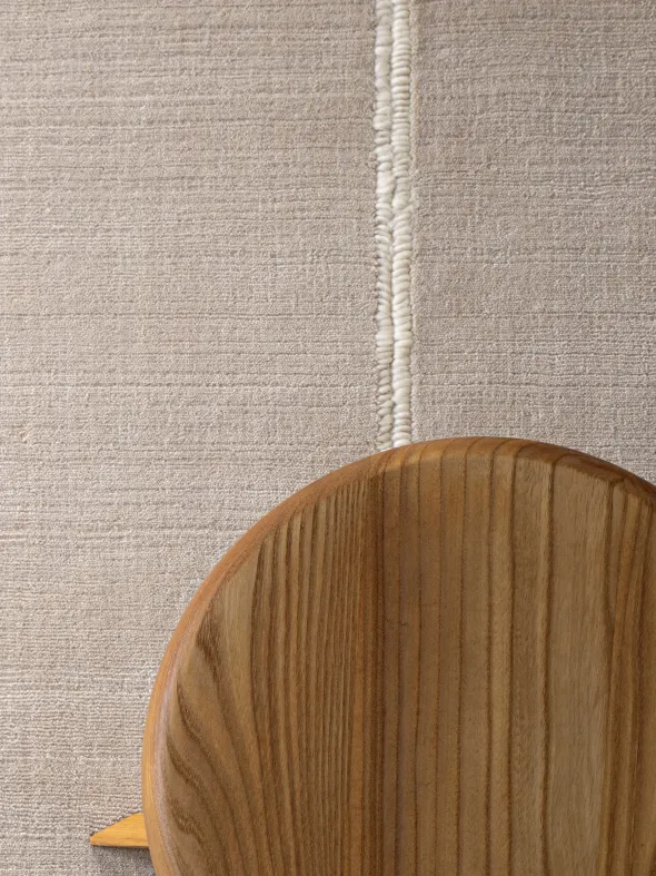 Faded Noren gulvtæppe, Cream fra Linie Design