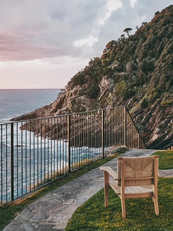 F-Chair Outdoor Loungestol fra GUBI