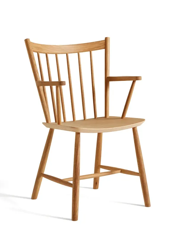 FDB J42 Stol med armlæn fra Hay