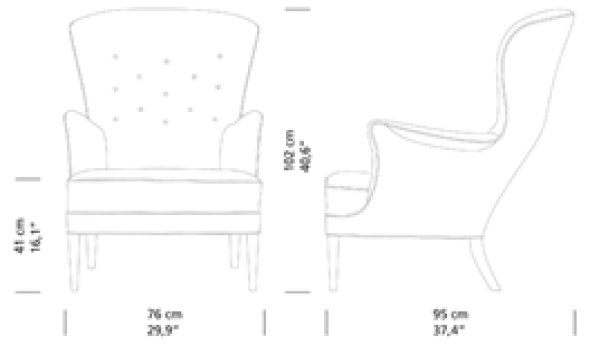 FH419 Heritage Chair af Frits Henningsen