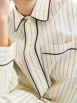 Fineline Long Nightshirt fra Hay