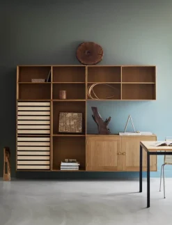 FK63 Reol med hylder fra Carl Hansen & Søn