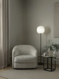 Florence sidebord Ø50, Gris Du Marais fra New Works