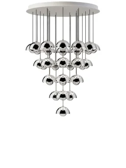 Flowerpot Chandelier VP10, 31 pendants fra &Tradition
