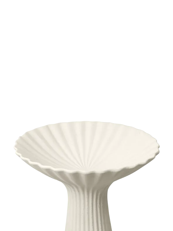 Fountain Pedestal Bowl, Ivory fra Ferm Living