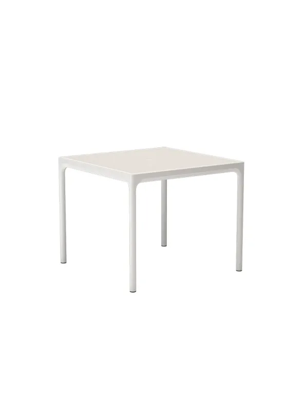 Four alu table 90 x 90 cm fra Houe