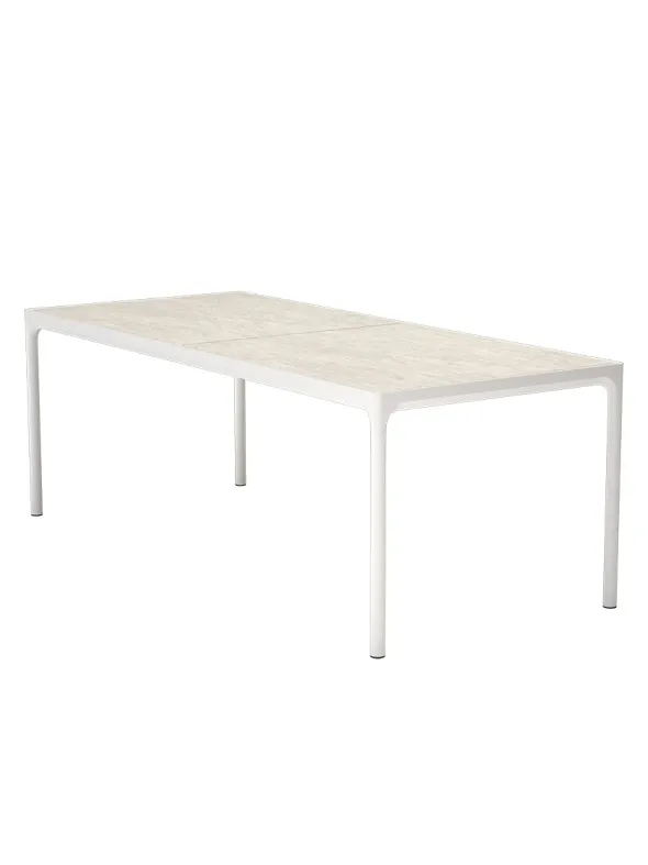Four ceramic table 210 x 90 cm fra Houe