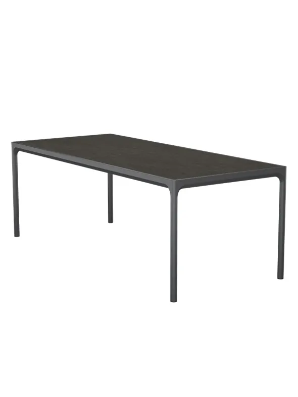 Four ceramic table 210 x 90 cm fra Houe