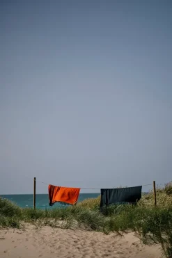 Franja Plaid, green/orange fra Silkeborg Uldspinderi