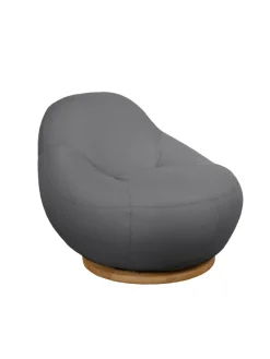 Gem Loungestol med Teak Drejefod fra Cane-line