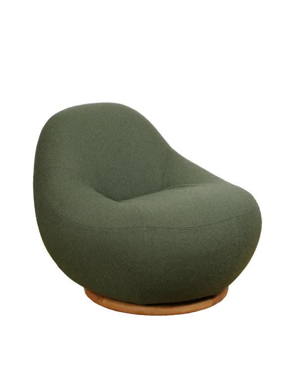 Gem Loungestol med Teak Drejefod fra Cane-line
