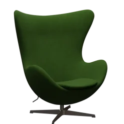 3316 Ægget loungestol, stel i brown bronze af Arne Jacobsen