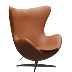 3316 Ægget loungestol, stel i brown bronze af Arne Jacobsen