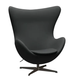 3316 Ægget loungestol, stel i brown bronze af Arne Jacobsen