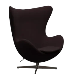 3316 Ægget loungestol, stel i brown bronze af Arne Jacobsen