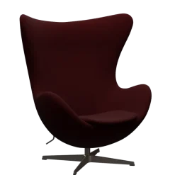 3316 Ægget loungestol, stel i brown bronze af Arne Jacobsen