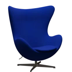3316 Ægget loungestol, stel i brown bronze af Arne Jacobsen