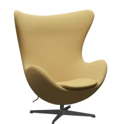 3316 Ægget loungestol, stel i warm graphite af Arne Jacobsen