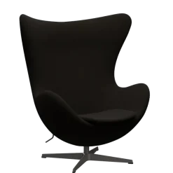 3316 Ægget loungestol, stel i warm graphite af Arne Jacobsen