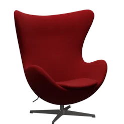 3316 Ægget loungestol, stel i warm graphite af Arne Jacobsen