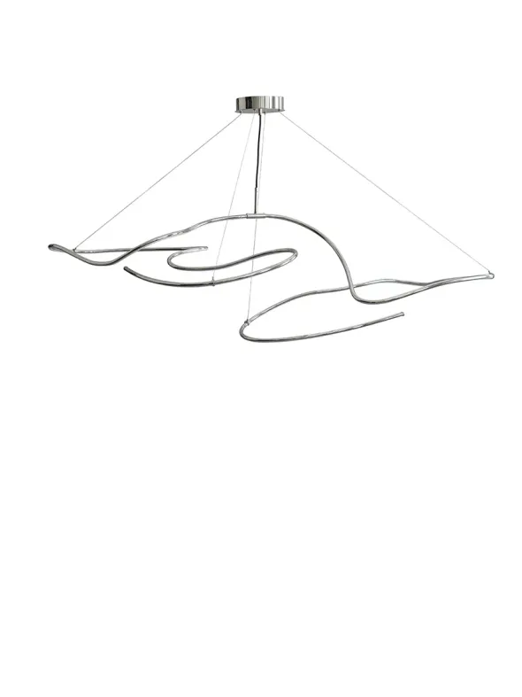 Ghost Chandelier, Big, Chrome fra 101 Copenhagen