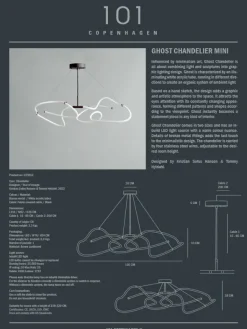 Ghost Chandelier, Mini fra 101 Copenhagen
