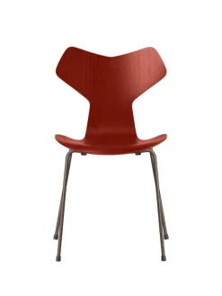 3130 Grand Prix stol i farvet ask af Arne Jacobsen