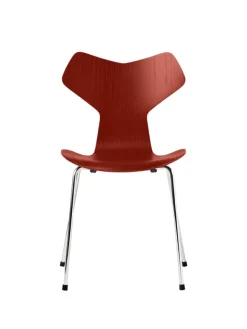 3130 Grand Prix stol i farvet ask af Arne Jacobsen