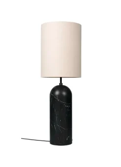 Gravity High XL Gulvlampe, canvas skærm fra GUBI