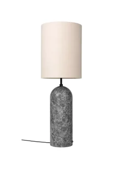 Gravity High XL Gulvlampe, canvas skærm fra GUBI