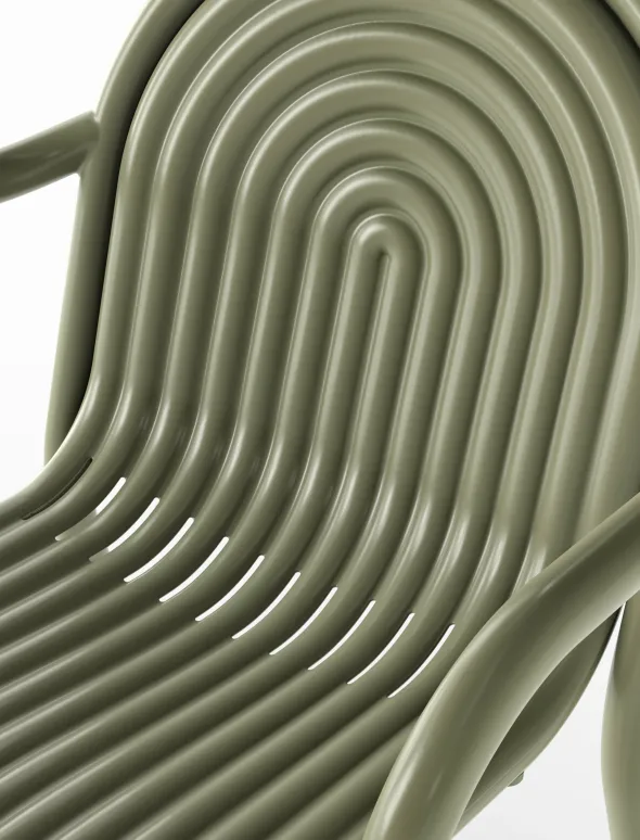 Groove Arm Chair fra Tom Dixon