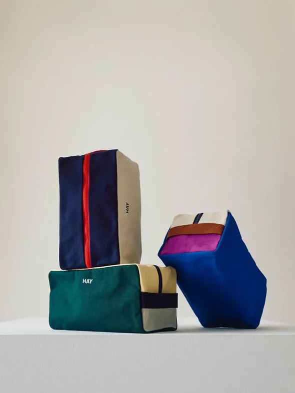 Hay Multi Wash Bag, Cream multi