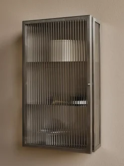 Haze Wall Cabinet, reeded glass 35x60 fra Ferm Living