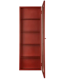 Haze Wall Cabinet, reeded glass 35x100 fra Ferm Living