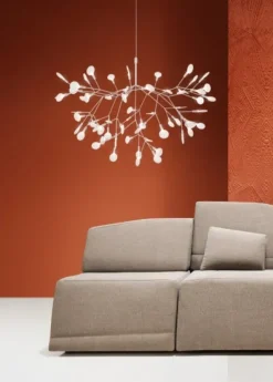 Heracleum III Suspended, Small, nickel fra Moooi
