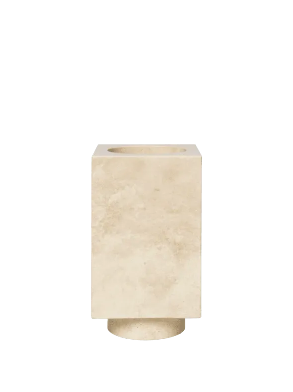 Hew vase, travertin fra Ferm Living