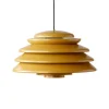 Hive pendel, yellow af Verner Panton