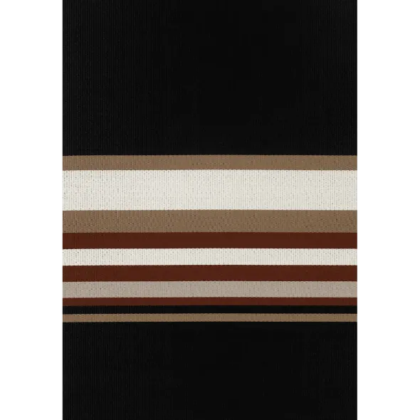 Horizon Black Reddish Brown Tæppe fra Woodnotes