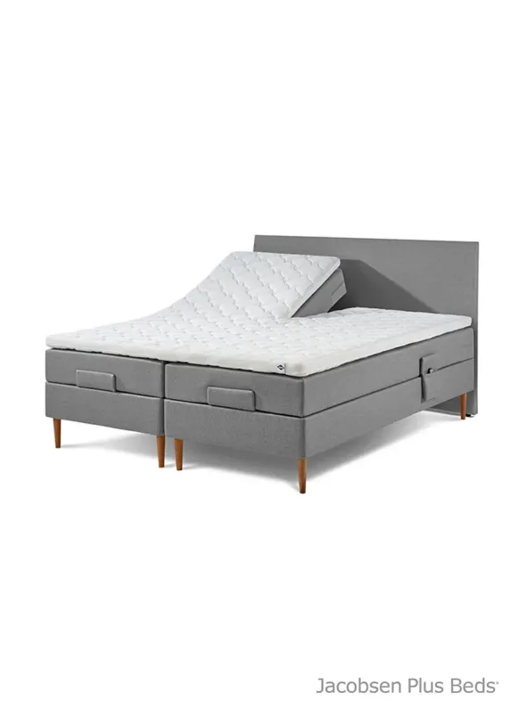 Jacobsen Plus Beds – Sengegavl Curve, Grå