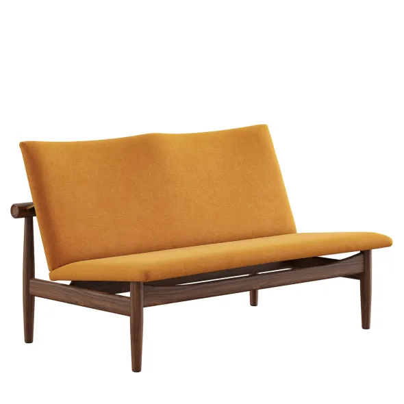Japan 2 pers. sofa, valnød af Finn Juhl
