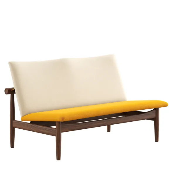 Japan 2 pers. sofa, valnød af Finn Juhl