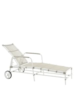 Josephine Exterior Liggestol, Dove White fra Sika-Design